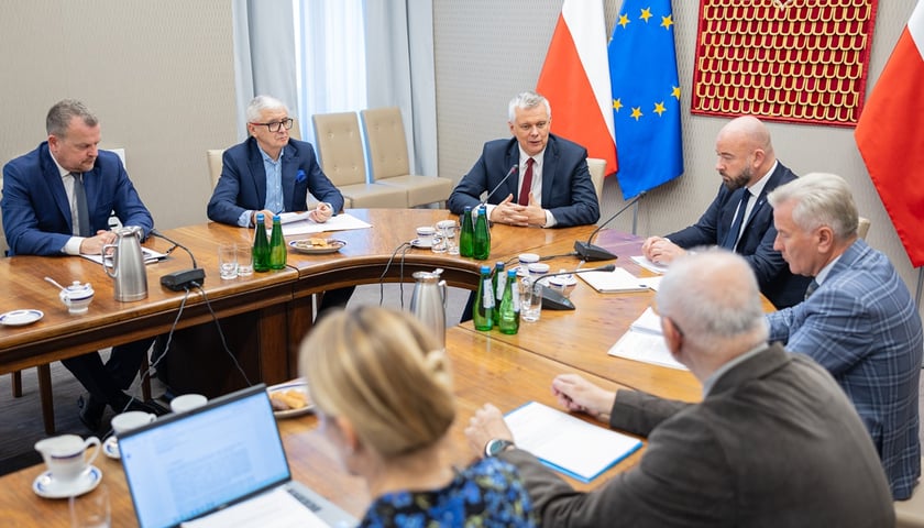 Spotkanie ministra spraw wewnętrznych i administracji Tomasza Siemoniaka z samorządowcami