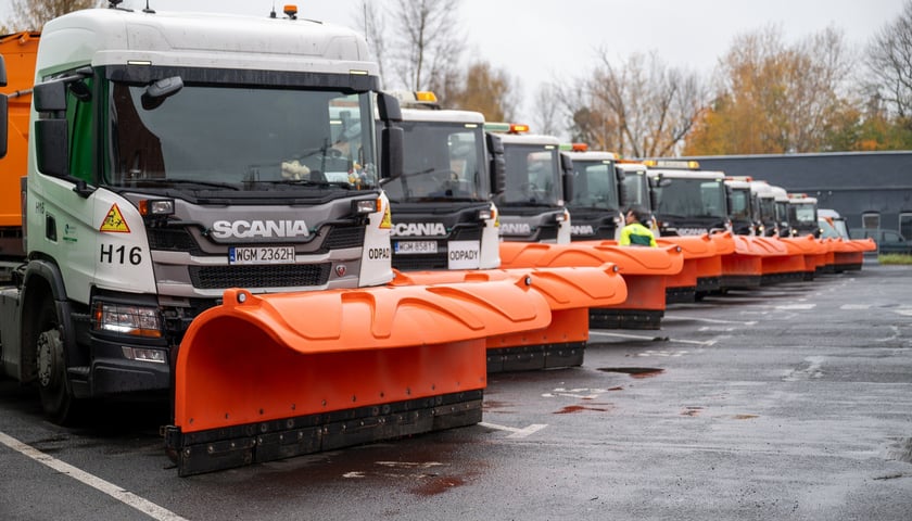 Pługosyparki i sprzęt gotowy do akcji zima 2024/2025