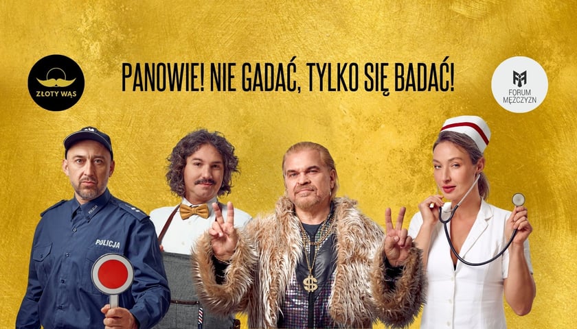 Plakat akcji Złoty Wąs 2024