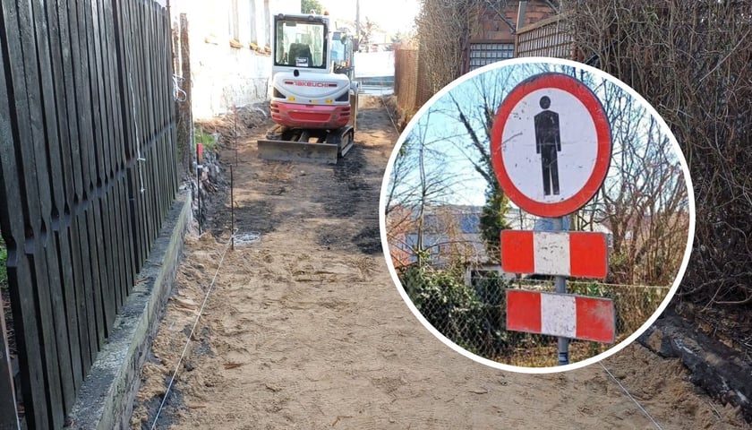 Remont przejścia łączącego ulicę Stanisławowską z Samborską jest już na półmetku 