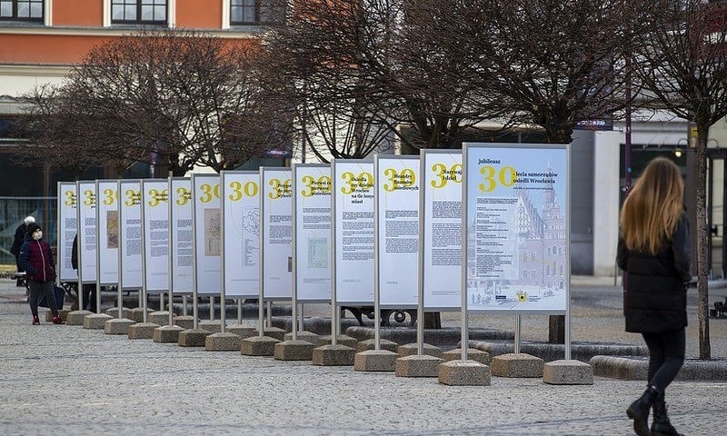 Prezentacja z okazji jubileuszu we wrocławskim plenerze,