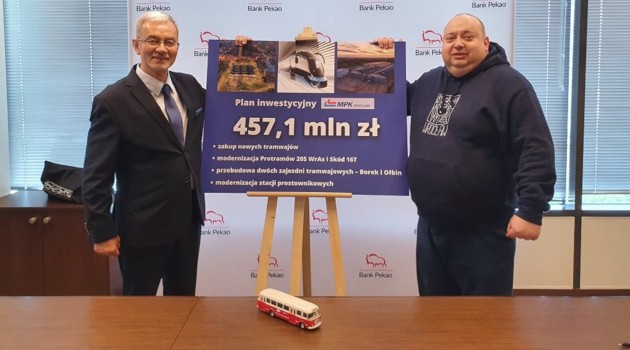 To, że banki zdecydowały się podpisać umowę z wrocławskim MPK, oznacza, że traktują miejską spółkę jako wiarygodnego partnera,