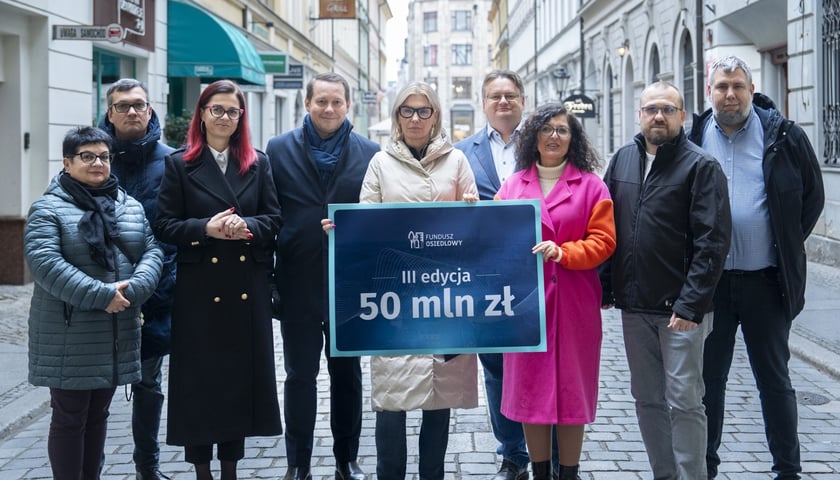 Briefing prasowy o Funduszu Osiedlowym na 2025 rok z udziałem m.in. wiceprezydent Wrocławia Renaty Granowskiej