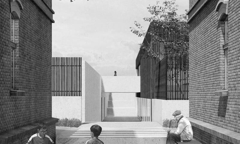Projekt Dom Społeczności Śląskiej. Adaptacja teren&oacute;w poprzemysłowych w Bytomiu