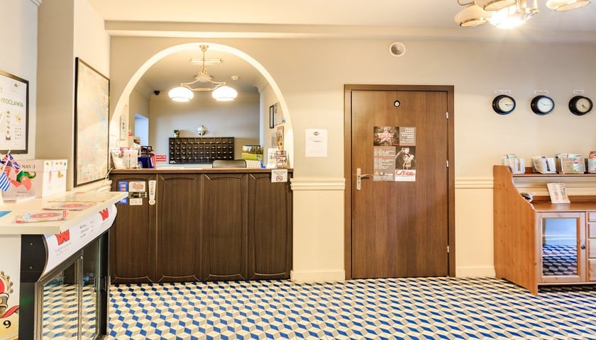 Wnętrze Hostelu Wratislavia.