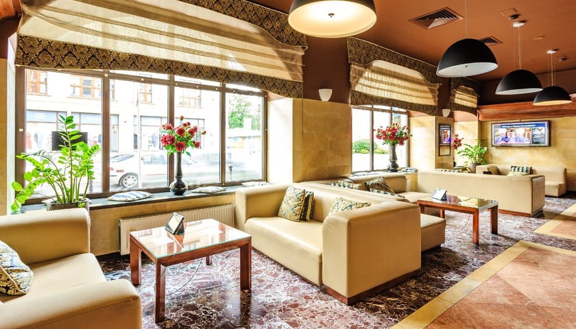 Wnętrze Hotelu Europejskiego we Wrocławiu.