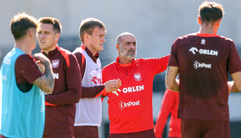 Trening reprezentacji Polski przed meczem z Portugalią w Porto
