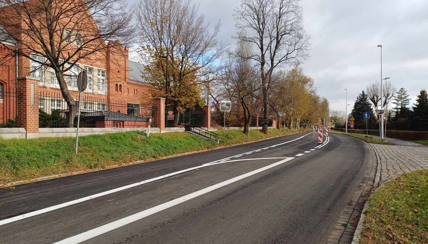 ulica Na Grobli po remoncie