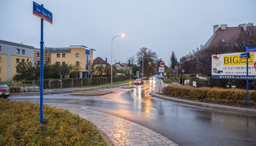 Rondo św. Ojca Pio we Wrocławiu.