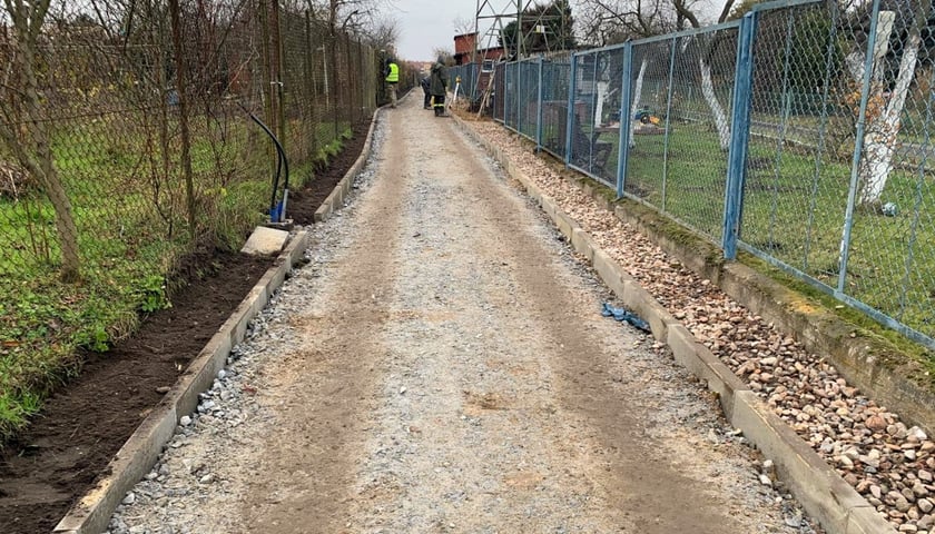 Budowa drogi pieszo-rowerowej od ul. Francuskiej do kładki nad Ślęzą
