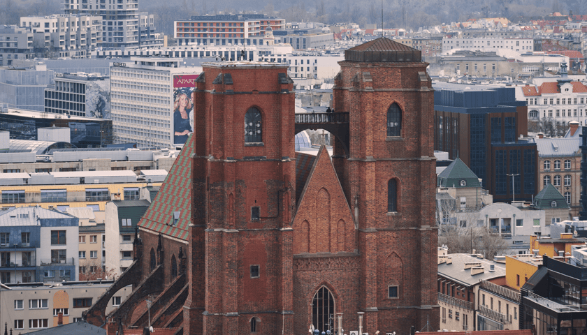 Na zdjęciu Mostek Pokutnic w Katedrze świętej Marii Magdaleny we Wrocławiu