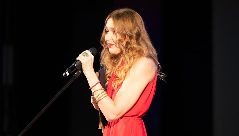 <p>Uroczysta Gala Wrocławianki Roku 2024. Izabela J&oacute;źwik</p>