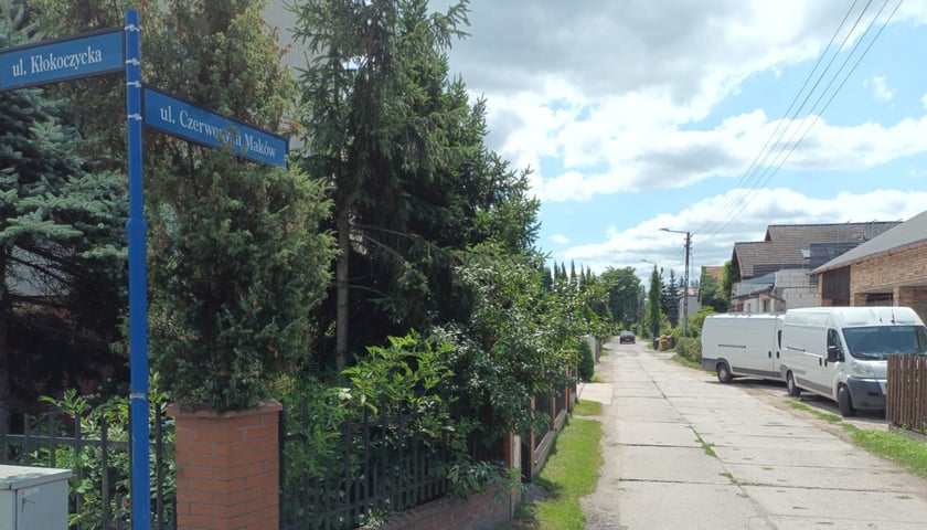 Ul Czerwonych Maków na Kłokoczycach we Wrocławiu