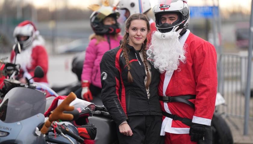 Przejazd Moto Mikołajów przez Wrocław, 07.12.2024