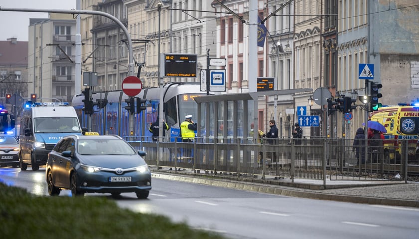 Wypadek przy ul. Zamkowej