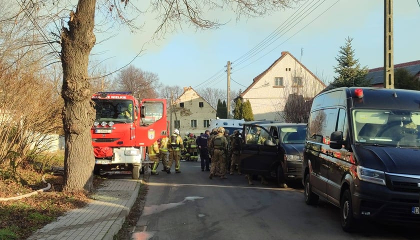 Akcja strażaków w Skale na Dolnym Śląsku