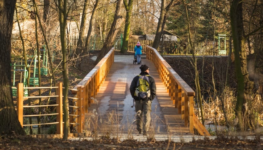 park Czarna Woda na Swojczycach, realizowany w ramach kilku projektów WBO