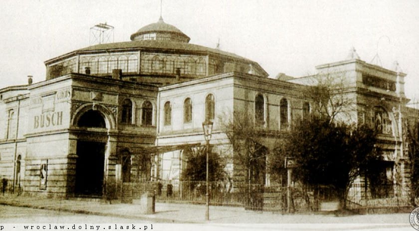 Cyrk Buscha. Lata 1905–1915. Zdjęcie archiwalne