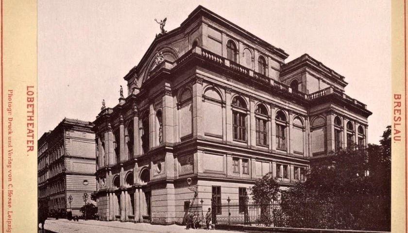 Teatr Lobego. Rok 1890. Zdjęcie archiwalne