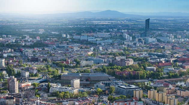 Wrocław z lotu ptaka