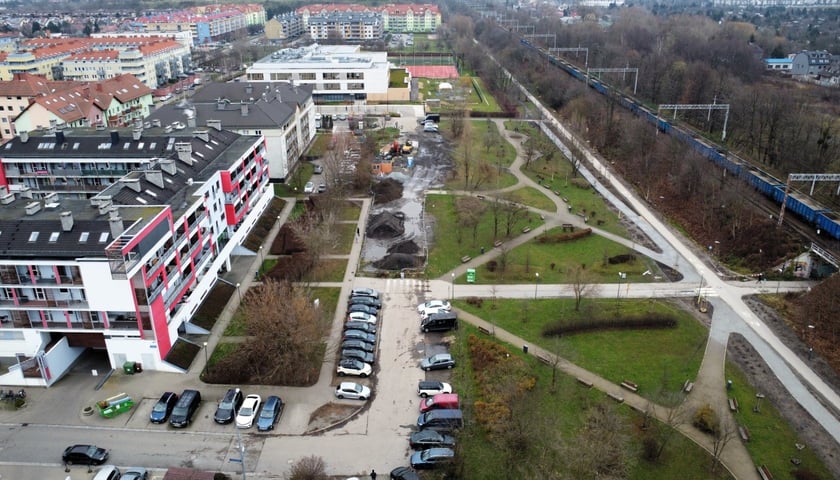 Ulica Kukuczki - projekt przebudowy będzie dotyczył odcinka widocznego na zdjęciu