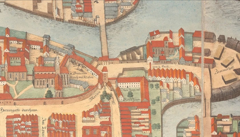 Okolice kościoła św. Wincentego, 1562