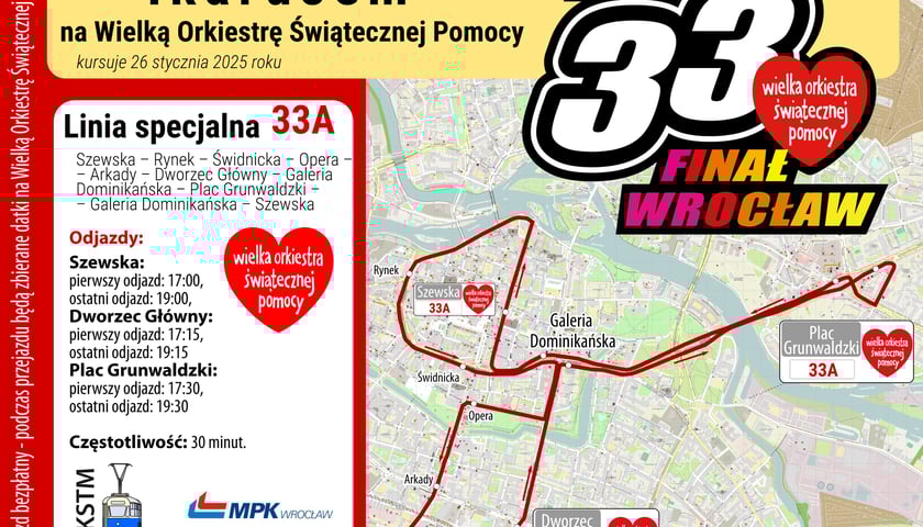 <p>Trasa, kt&oacute;rą pojadą 26 stycznia zabytkowe Ikarusy</p>