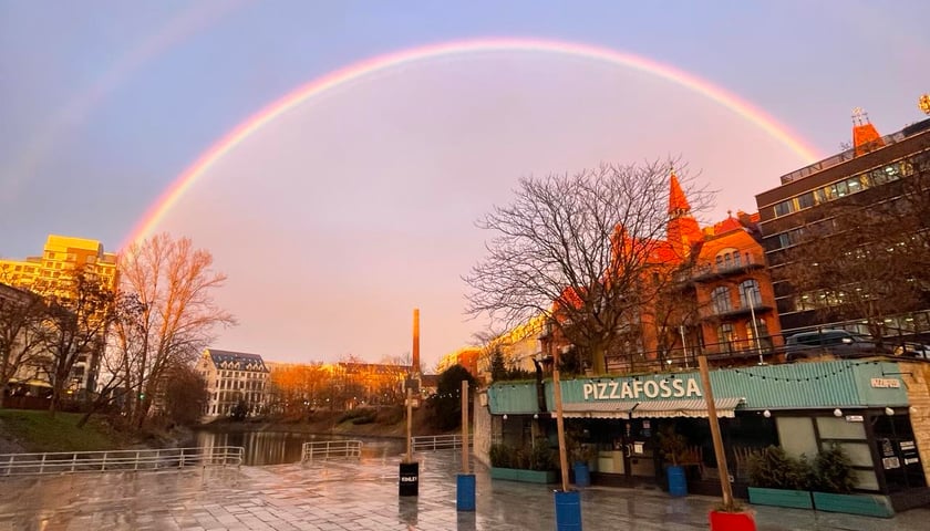 Tęcza nad Wrocławiem