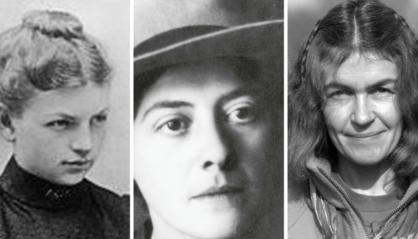 Kolaż 3 zdjęć. Od lewej: Clara Immerwahr, Hanna Hirszfeldowa, Wanda Rutkiewicz