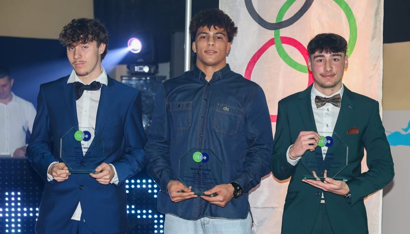 Najlepsi sportowcy: Kajetan Malon, Yassine Ben Labed i Wiktor Słowiński