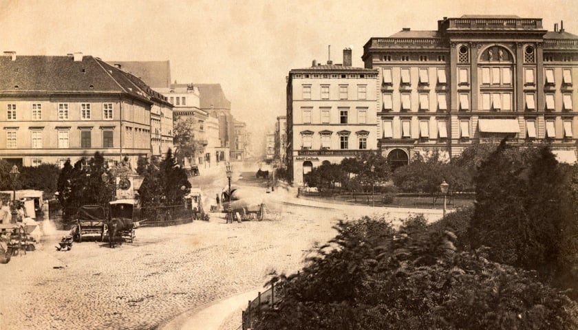 Plac Kościuszki. 1875 rok. Zdjęcie archiwalne