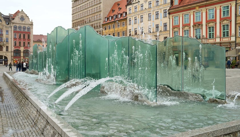 Fontanna na wrocławskim Rynku