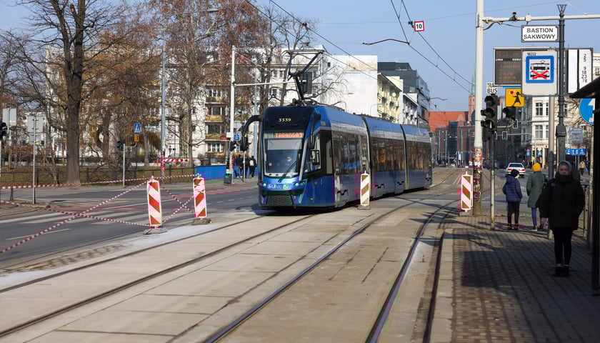 Tramwaje wróciły na ulice Kołłątaja 8 lutego