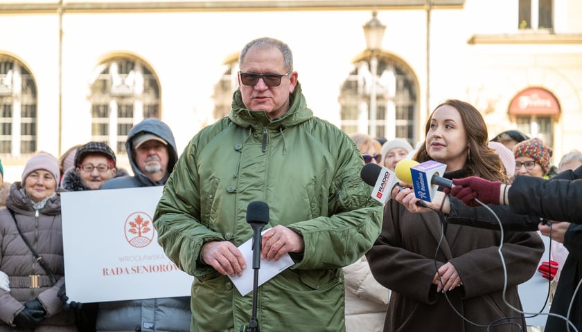 Rafał Kubacki, przewodniczący Wrocławskiej Rady Seniorów - inauguracja 11.02.2025 r.
