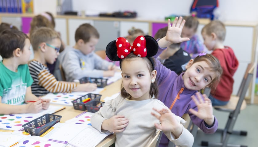 Dzieci z przedszkola przy ul. Cynamonowej we Wrocławiu