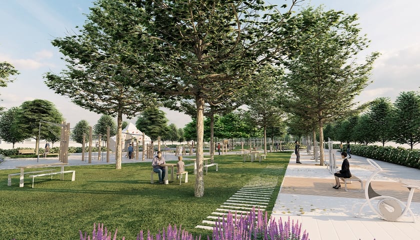 Wizualizacja przedstawiająca planowany zakres