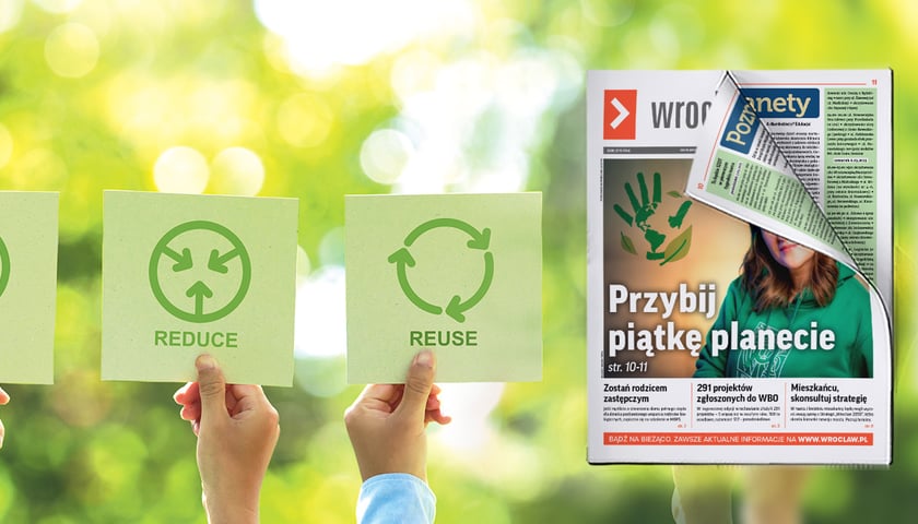 Sylwia Majcher - edukatorka ekologiczna - przygotowała na zlecenie Urzędu Miejskiego Wrocławia akcję Piątka dla planety