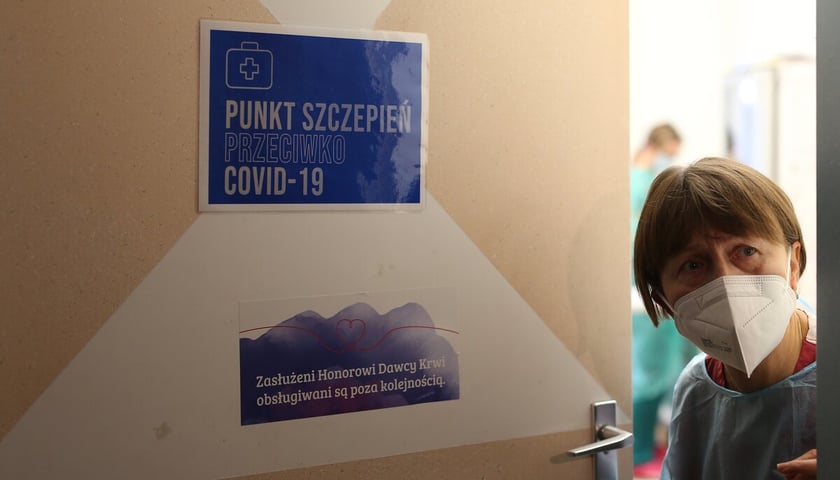Punkt szczepień.