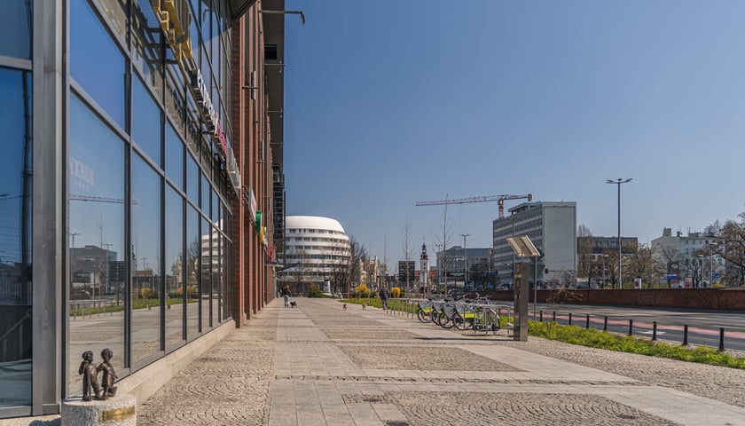Lockdown we Wrocławiu. Puste ulice. Kwiecień 2020.