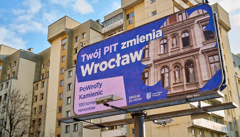 Banner kampanii Wrocław się zmienia