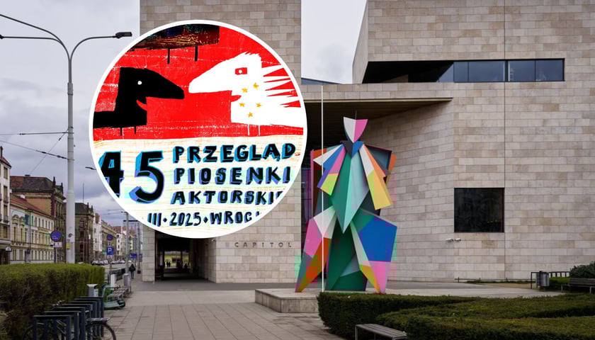Na dużym zdjęciu budynek Teatru Muzycznego Capitol, gdzie odbywać się będą wydarzenia PPA, na małym zdjęciu fragment plakatu PPA 2025