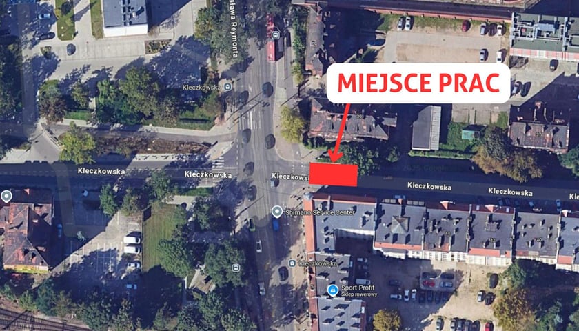 Miejsce prac MPWiK - Google Maps