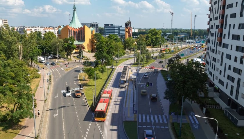 Візуалізація показує вид на вул. Bardzka після реконструкції