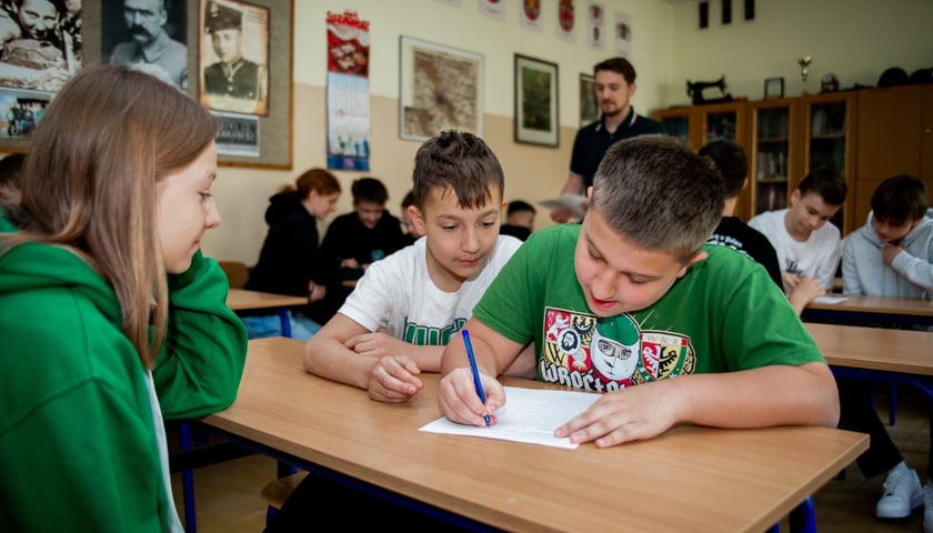 Uczniowie podczas poprzedniej edycji Konkursu Wiedzy o Śląsku Wrocław