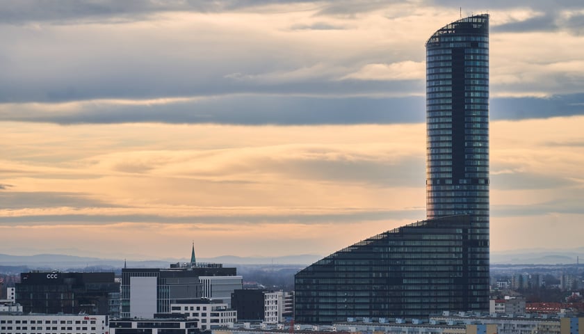 Panorama Wrocławia.