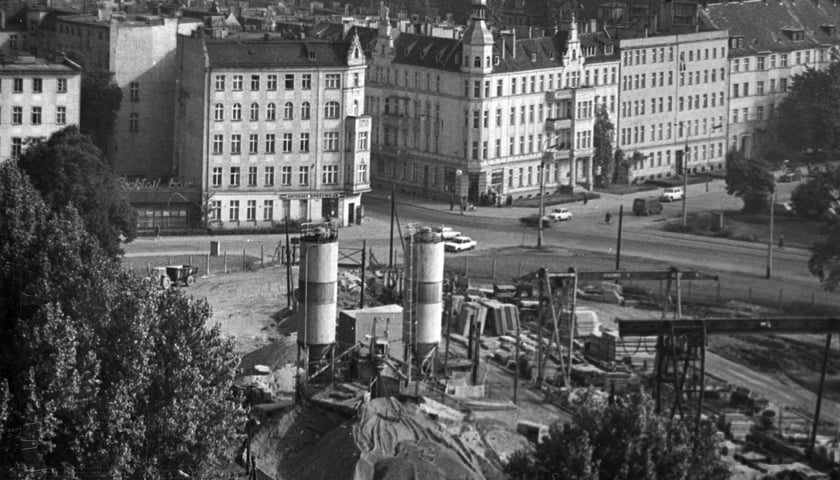 archiwalne zdjęcie z Placu Grunwaldzkiego