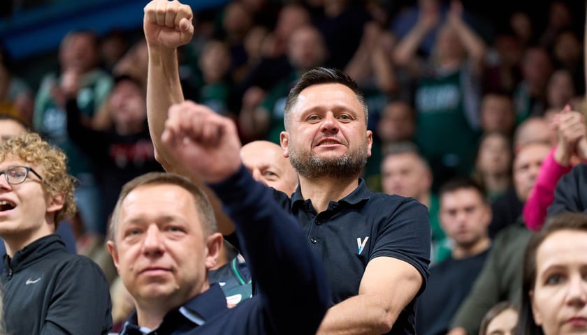 Śląsk Wrocław wygrał z Zastalem w Orbicie. Zdjęcia kibic&oacute;w