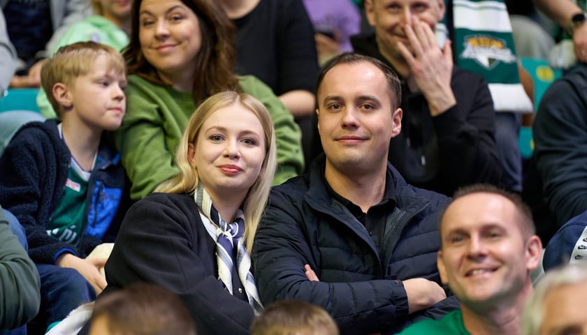 Śląsk Wrocław wygrał z Zastalem w Orbicie. Zdjęcia kibic&oacute;w