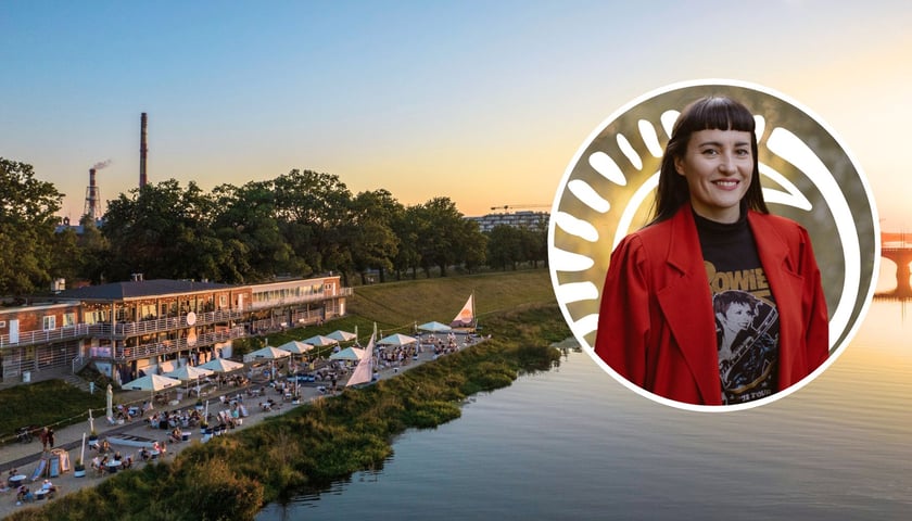 W tle: Marina Kleczków, w kółku: Katarzyna Pakosa