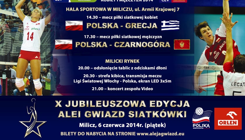 6.06 – X edycja Alei Gwiazd Siatkówki w Miliczu